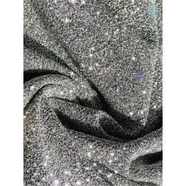 Women's Sparkling Sequin Blazer Jacket - Shiny Single-Breasted Evening Party Blazer, Loose Fit Long Sleeve Fall/Spring Outerwear for Weddings, Proms, Award Ceremonies (Non- Suit)