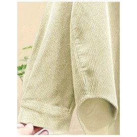 Women's Corduroy Shirt, Everyday Shirt, Layering Piece, Relaxed Fit, Buttonup Shirt, Hand Wash Only, Breathable Material, Long Sleeve Shirt, Buttondown Top, Women's Fashion, Office Casual