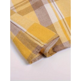 Pink Gingham Shirt | Casual Lapel Collar, Button Details, Summer Shirting