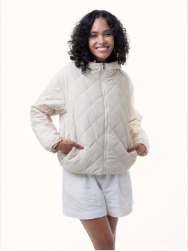 Women'S Fitted Hooded Coat with Pockets | Adjustable Drawstring Hood, Lightweight and Comfortable, Solid Color, Ideal for Autumn and Winter