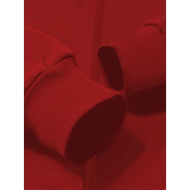 Women's Turkey Squad Graphic Zip-Up Jacket - Black Casual Slim Fit Stand Collar Coat with Pockets, Machine Washable Fall Winter Outerwear